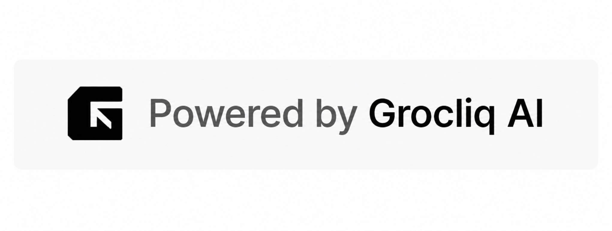 Powered by Grocliq AI