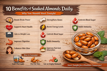 10 Benefits of Soaked Almonds Daily - Why You Should Start Tonight