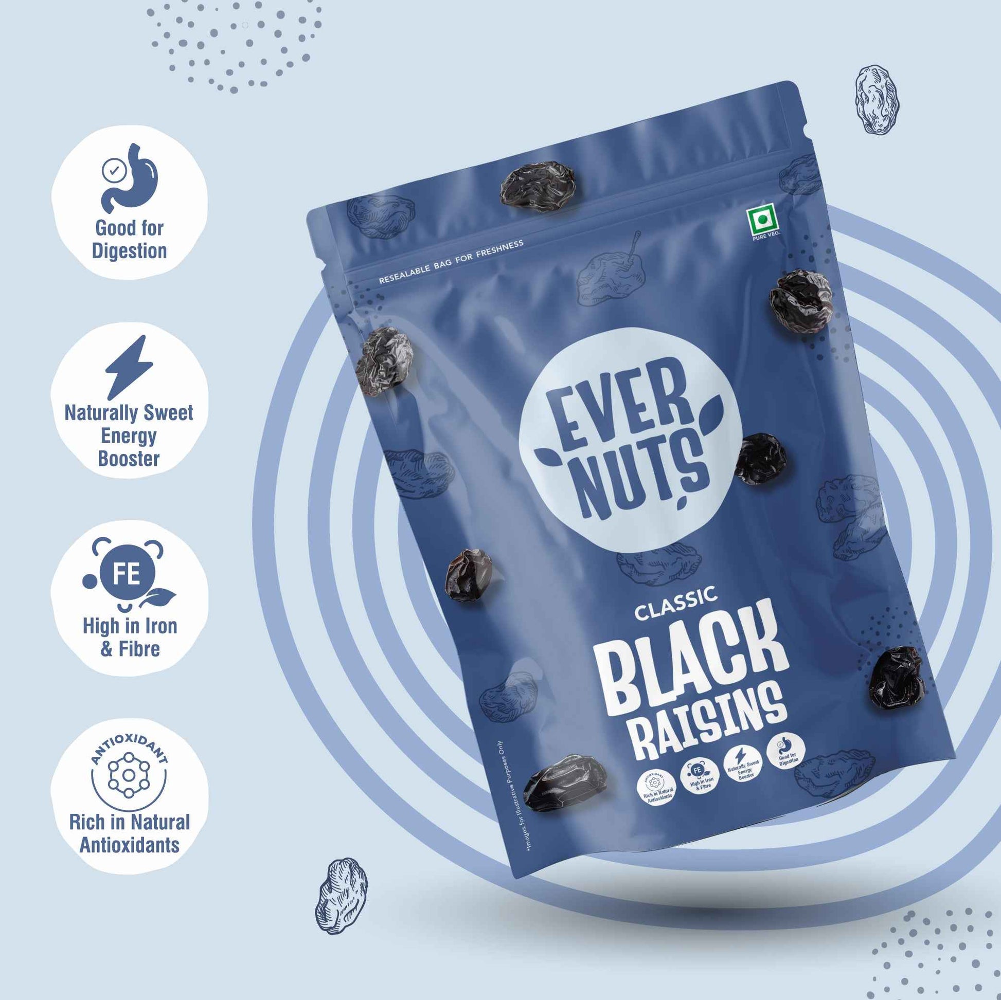 Classic Black Raisins