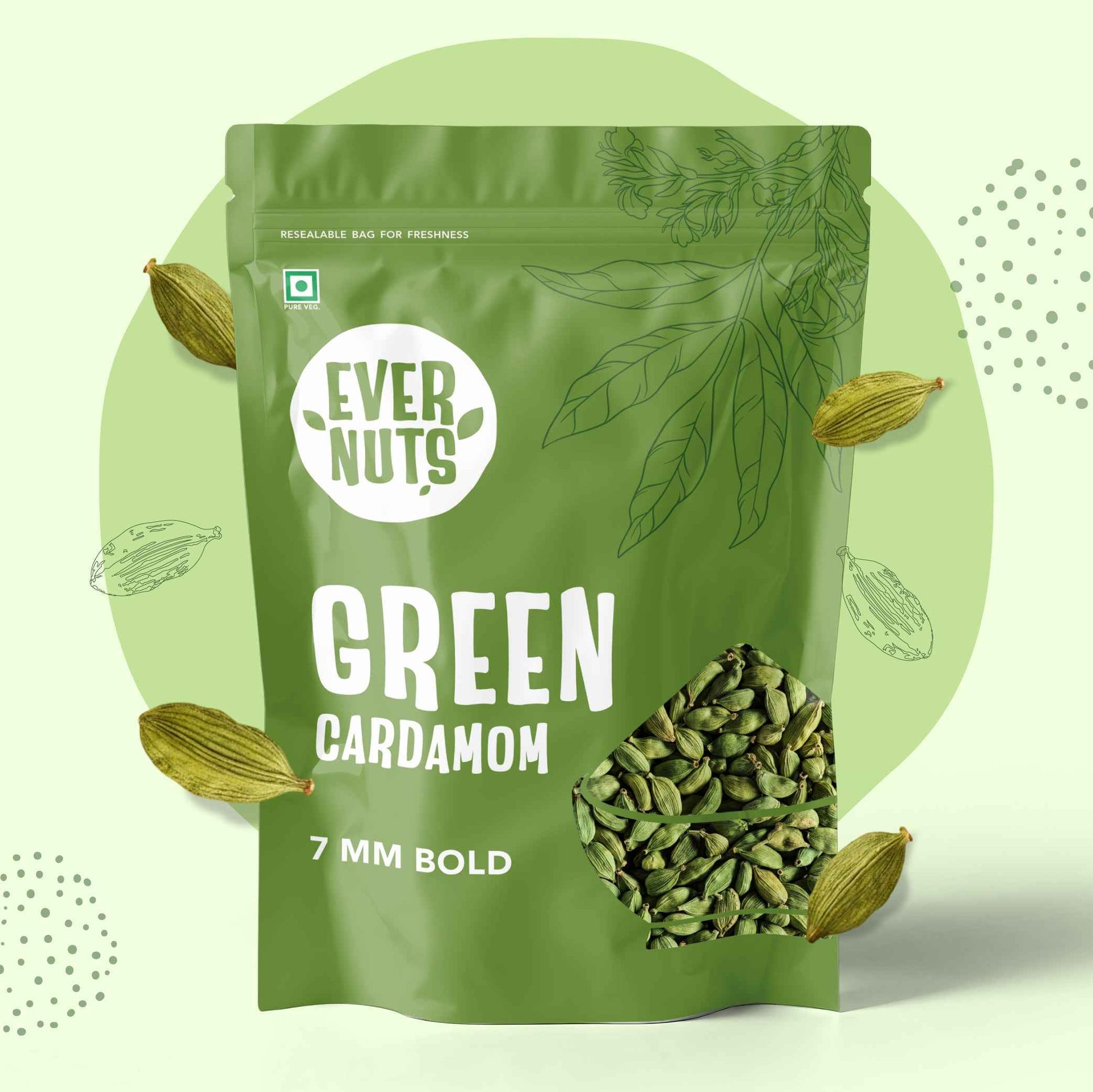 Green Cardamom 7 mm
