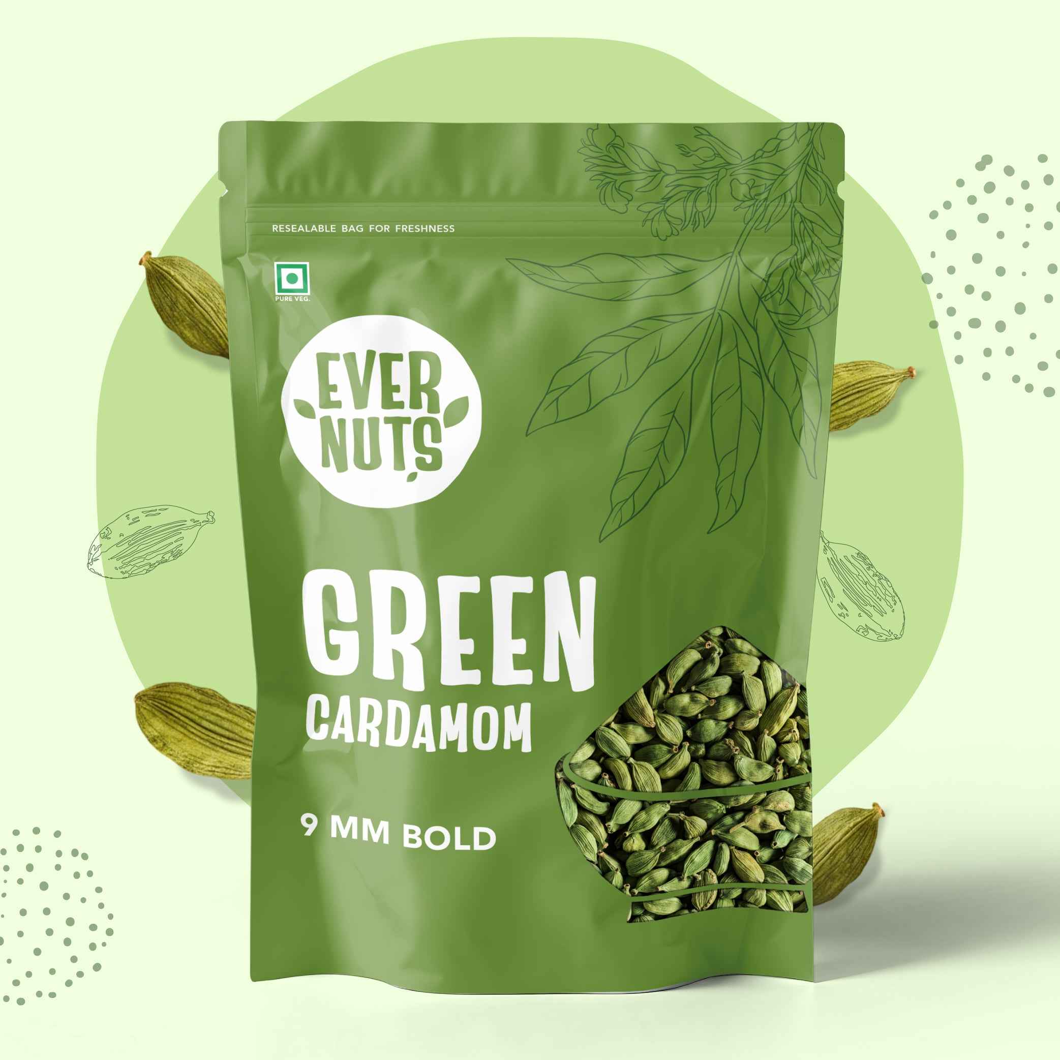 Green Cardamom 9 MM