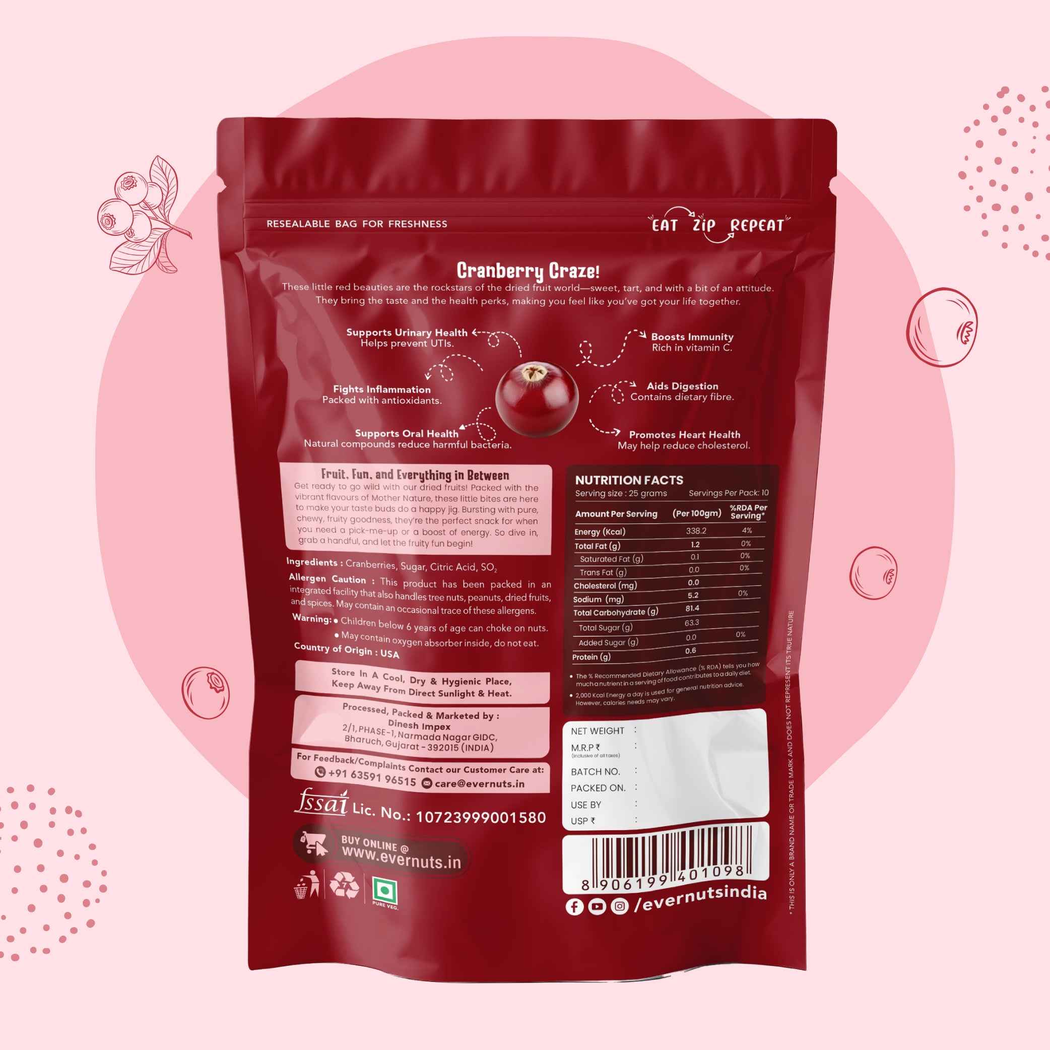 Dried Cranberries