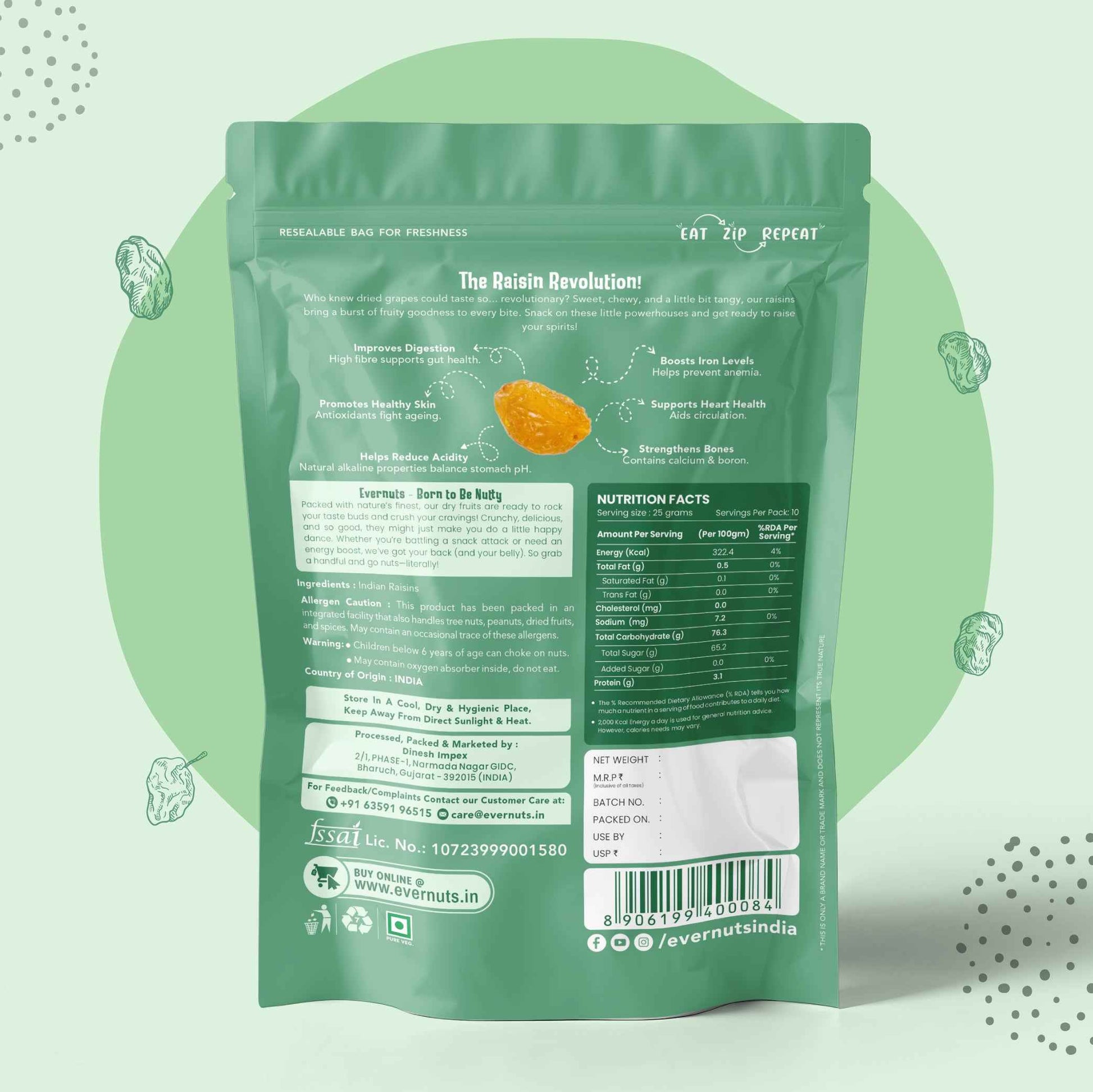 Standard Indian Raisins