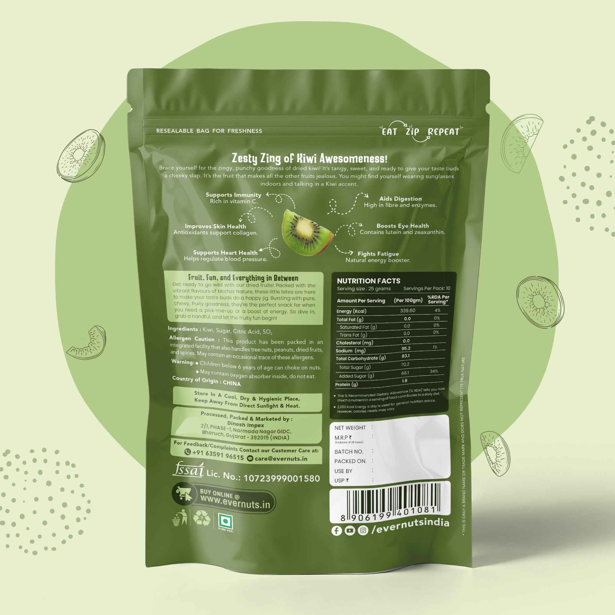 Dried Kiwi