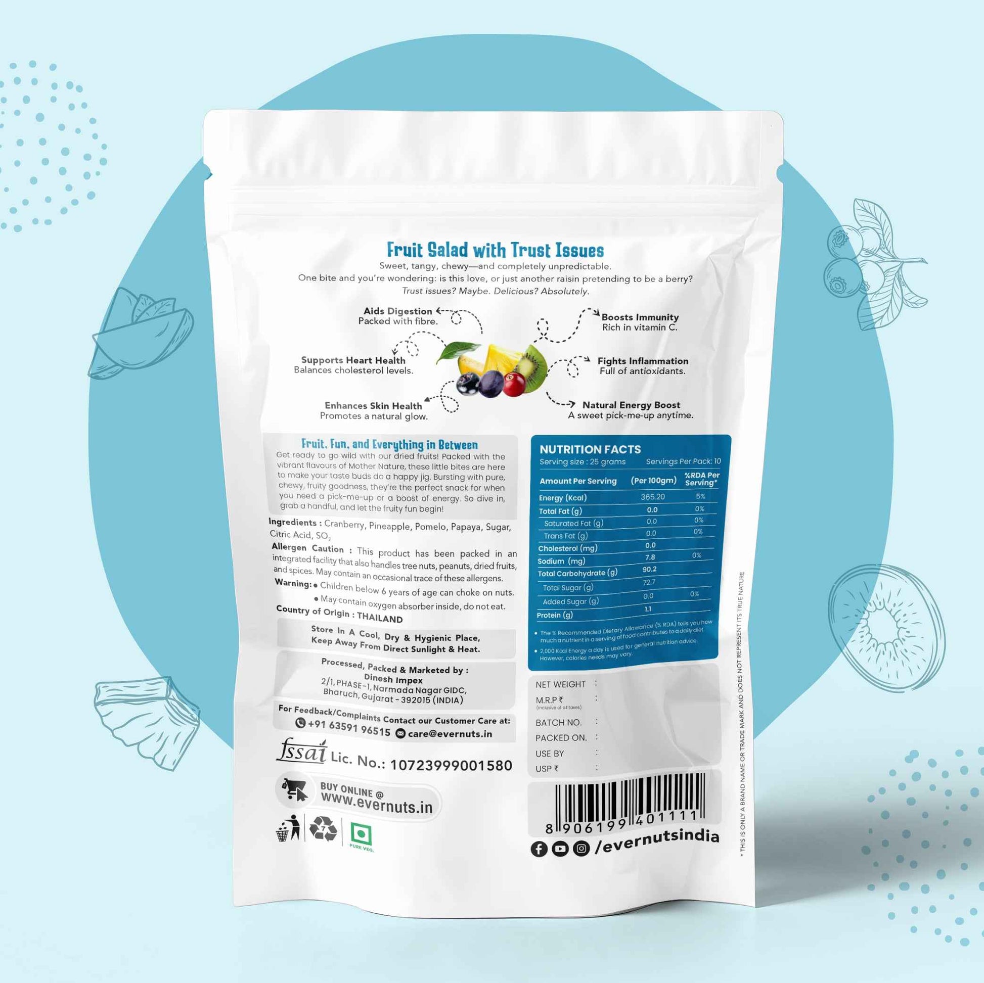 Dried Mixed Fruits