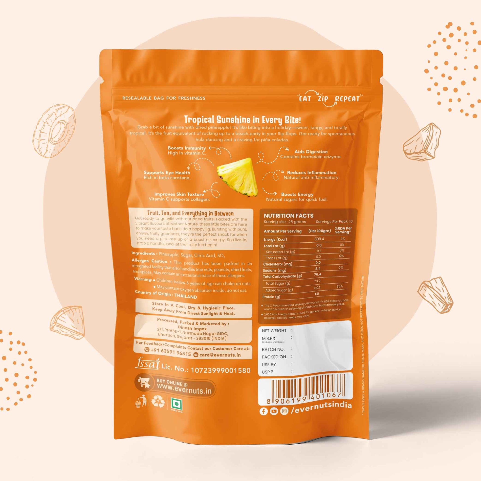 Dried Pineapple
