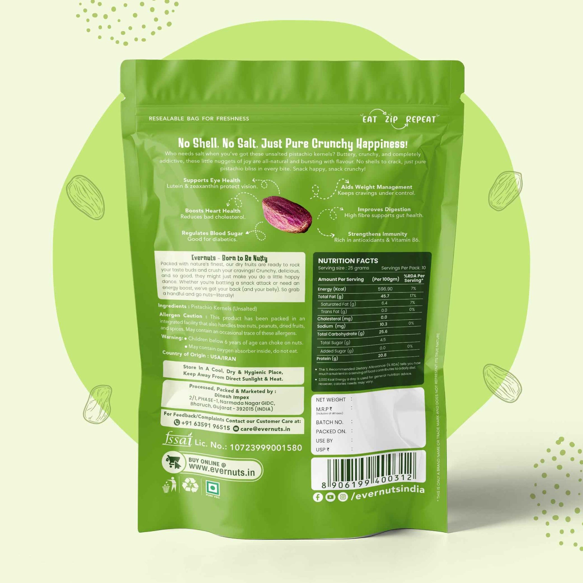 Pistachio Kernels