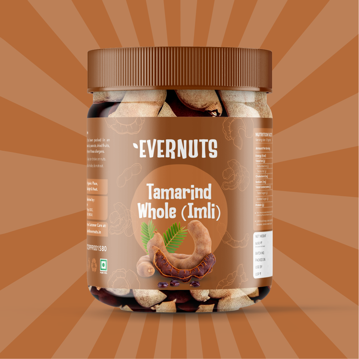 Tamarind Whole (Imli) - Evernuts