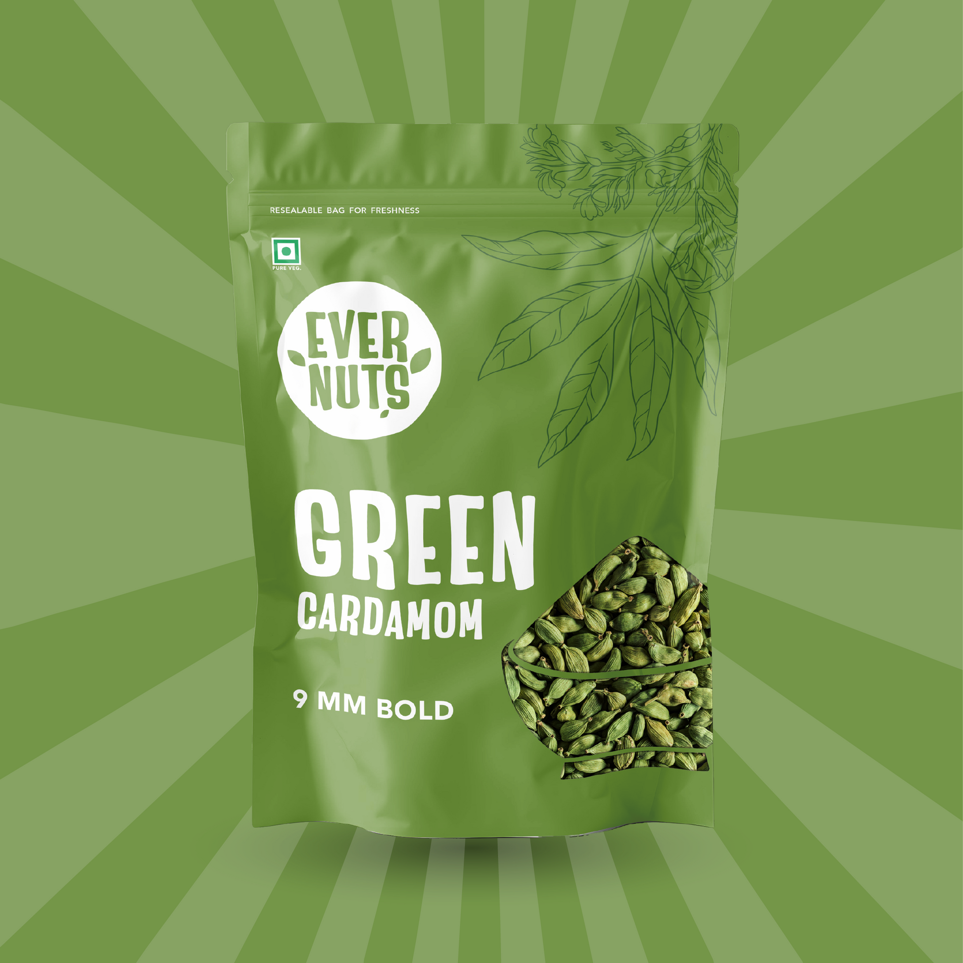 Green Cardamom 9 MM