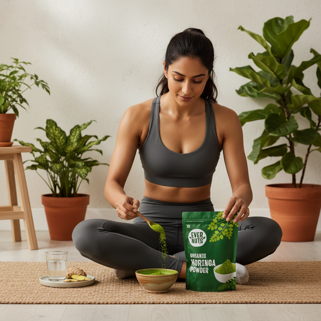 Organic Moringa Powder - Evernuts