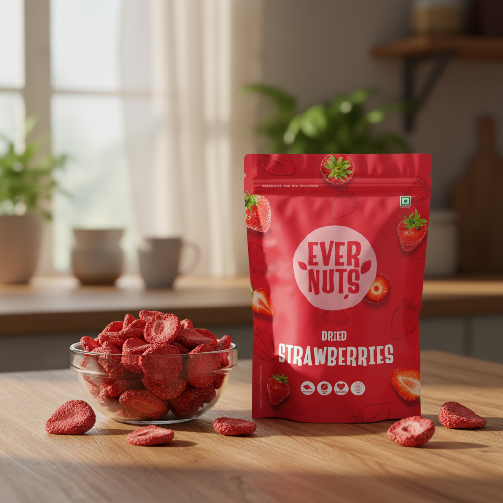 Dried Strawberries - Evernuts