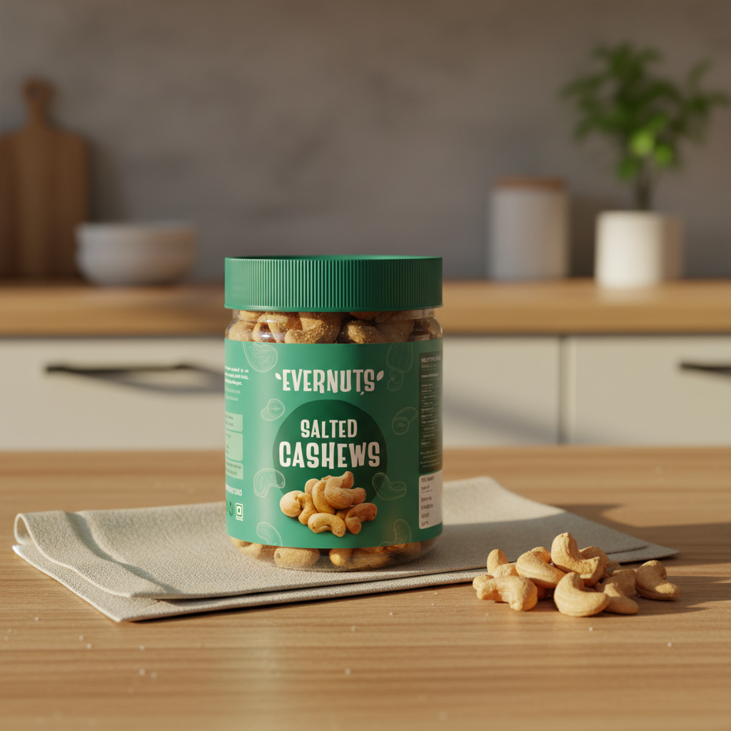 Roasted & Salted Cashews - Evernuts