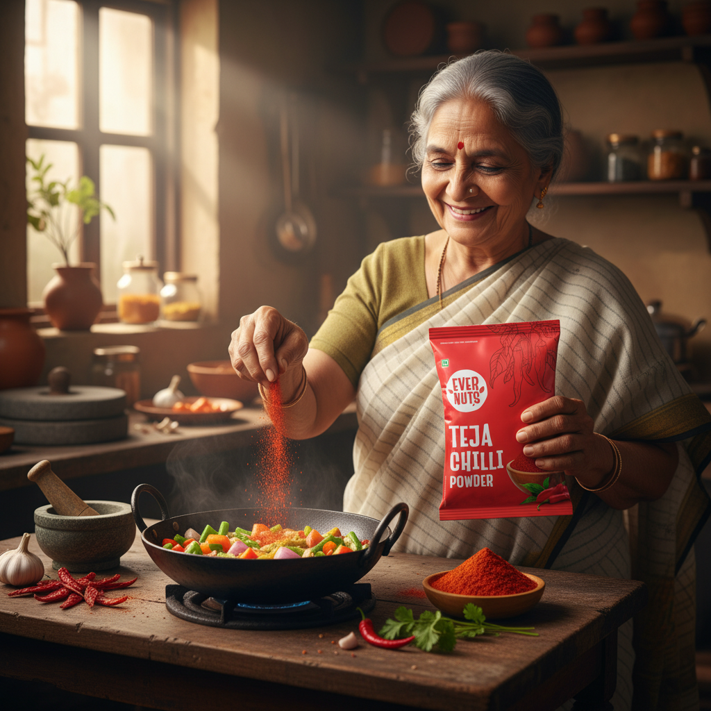 Teja Chilli Powder - Evernuts