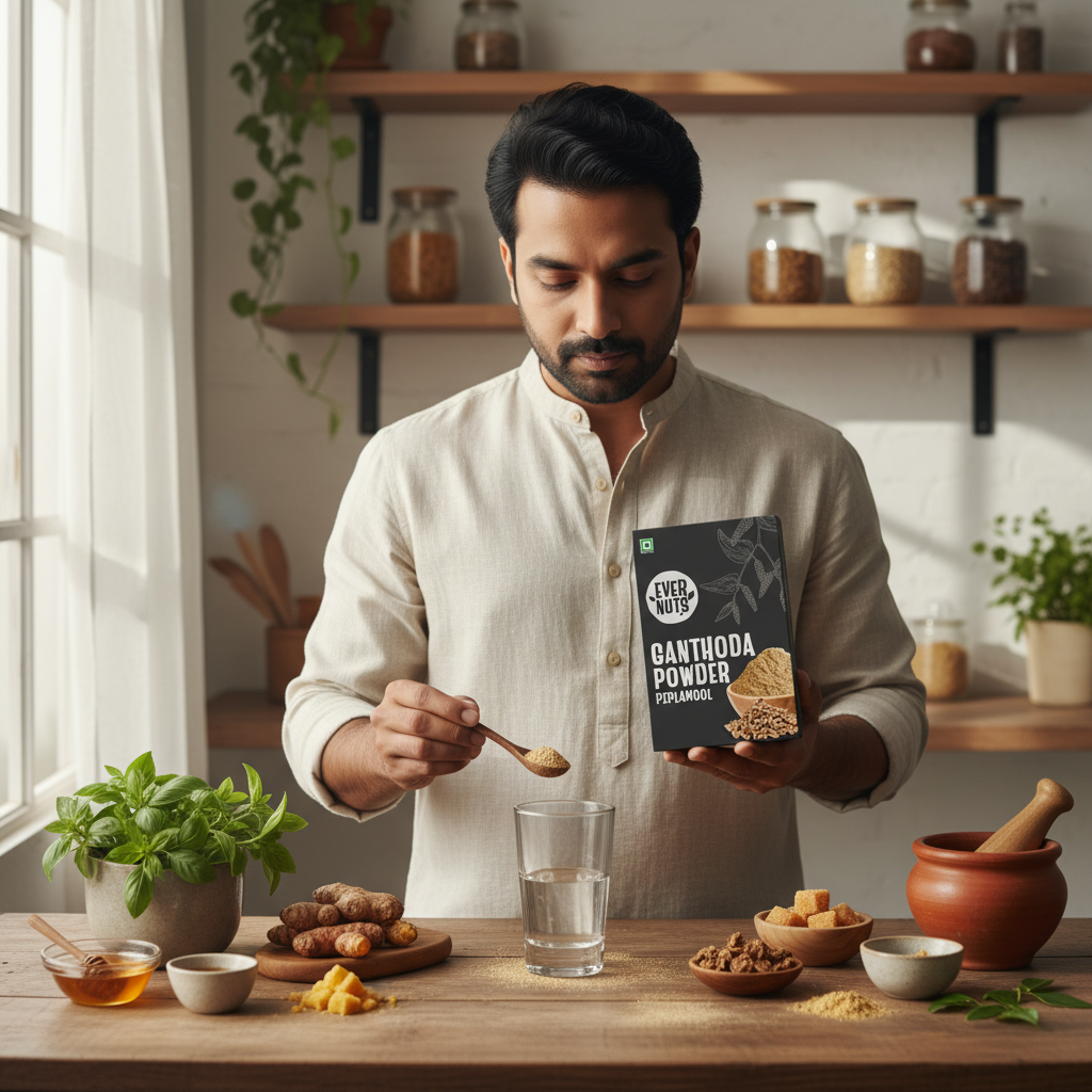 Ganthoda Powder Piplamool - Evernuts