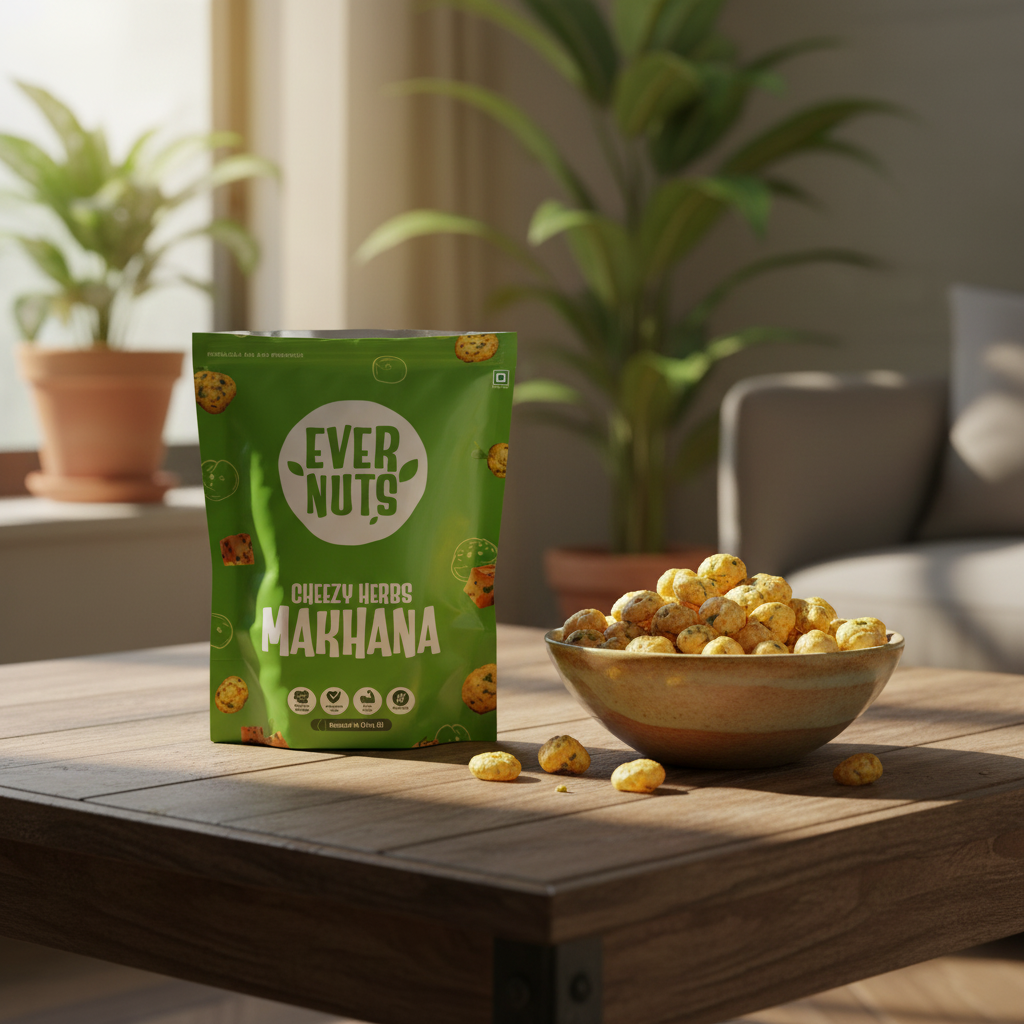Cheezy Herbs Makhana - Evernuts