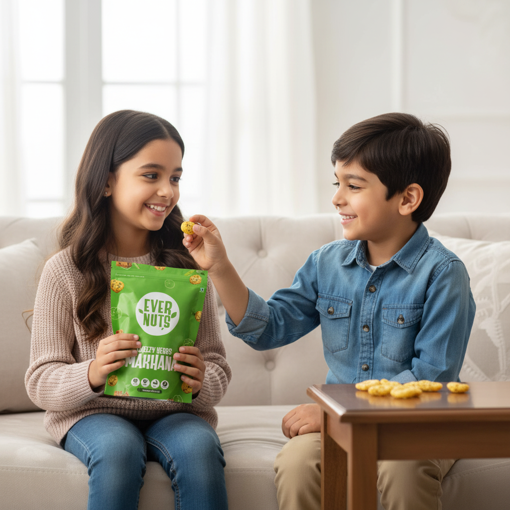 Cheezy Herbs Makhana - Evernuts