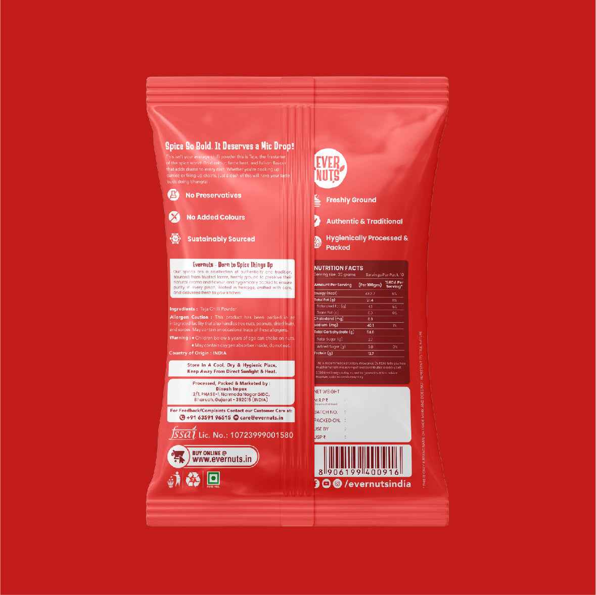 Teja Chilli Powder