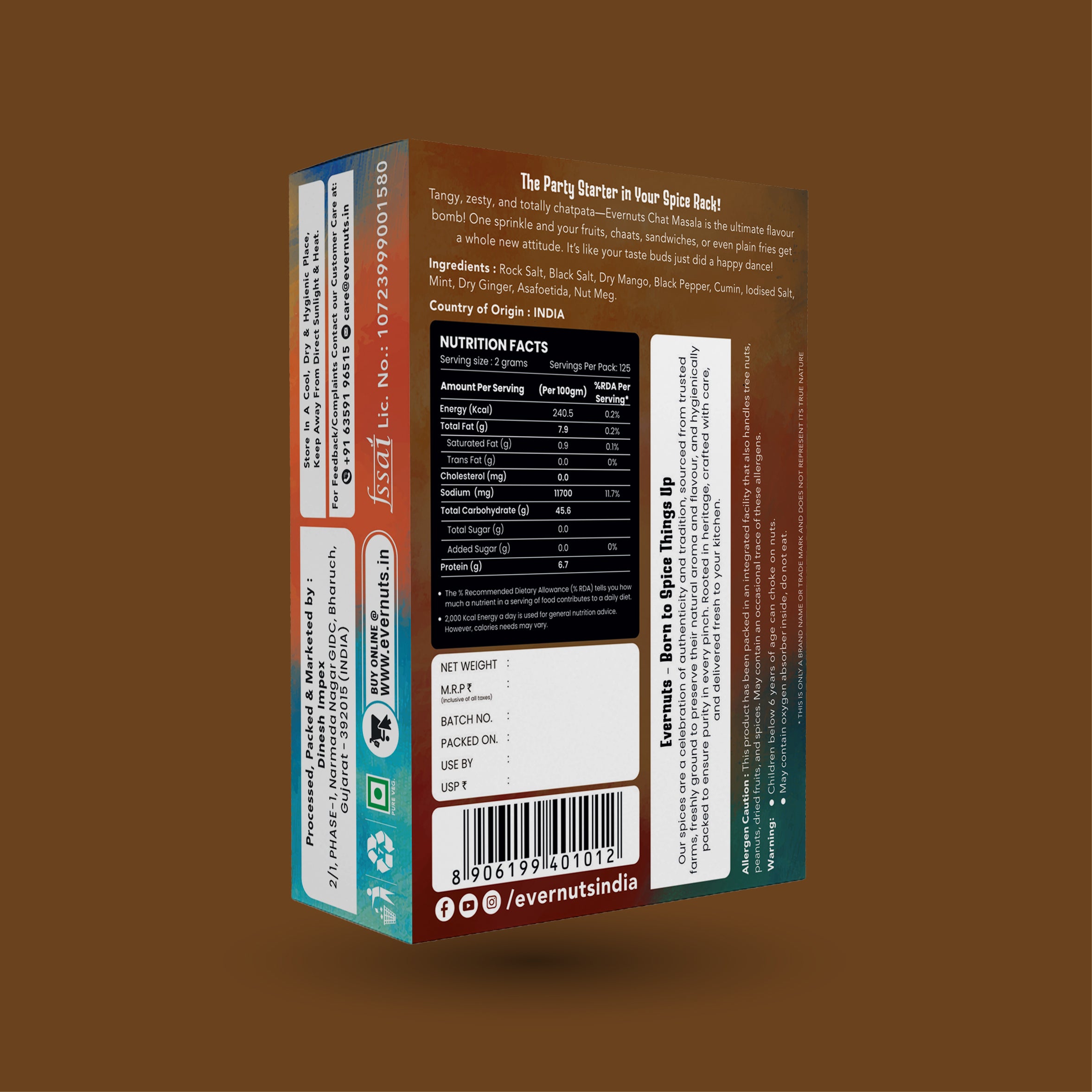 Premium Chat Masala - Evernuts