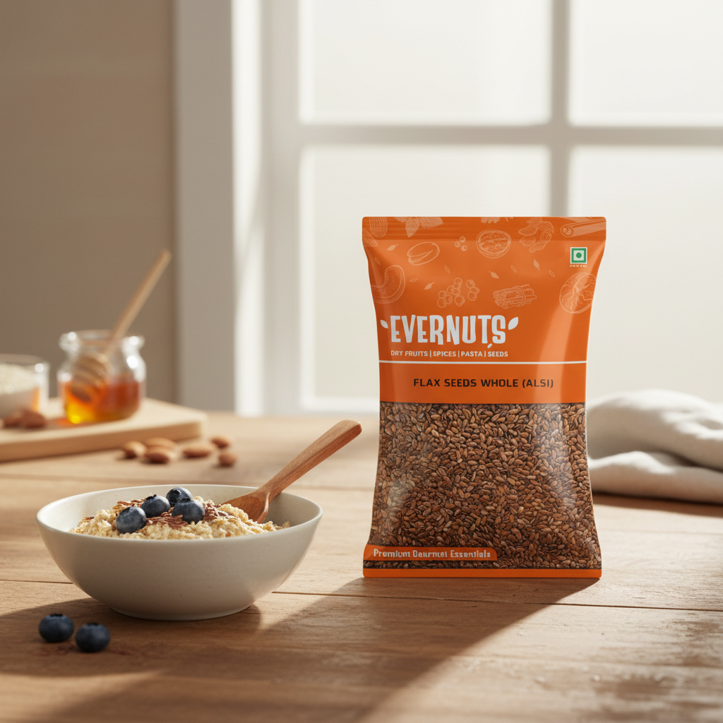 Flax Seeds Whole (Alsi) - Evernuts