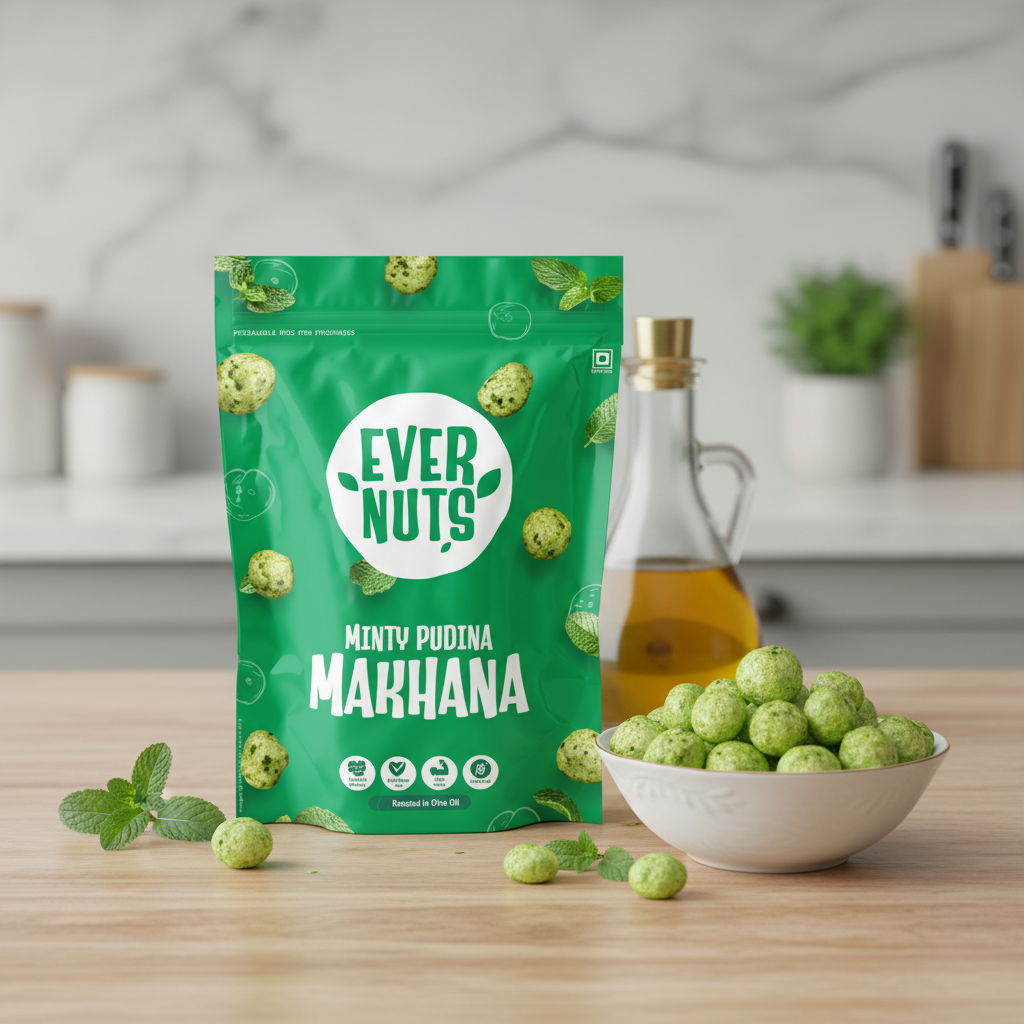 Minty Pudina Makhana - Evernuts