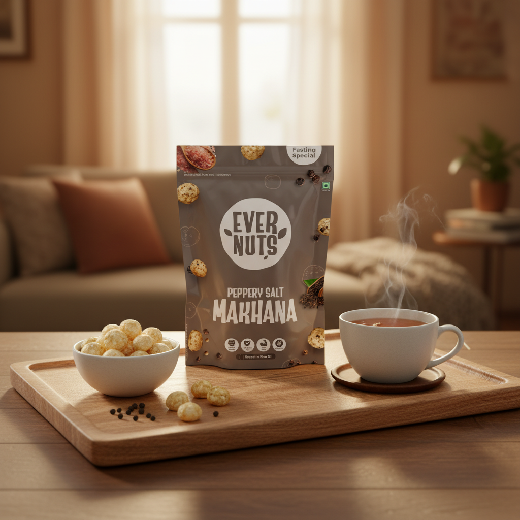 Peppery Salt Makhana - Evernuts