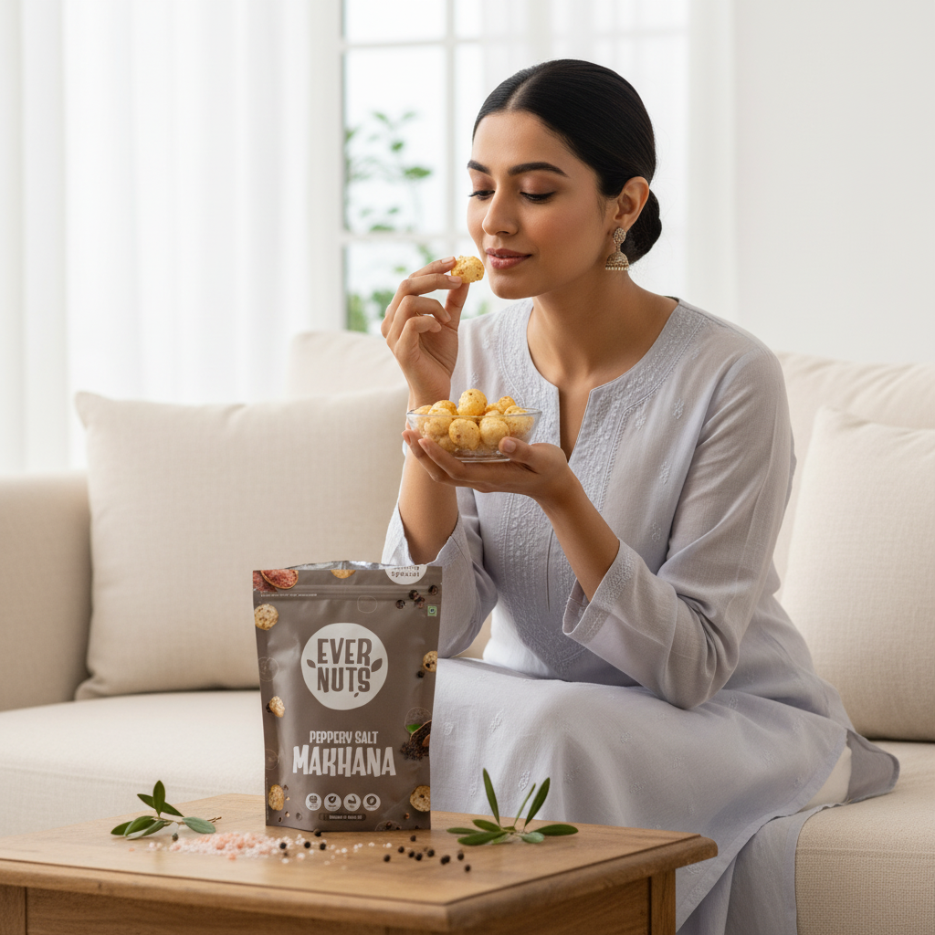 Peppery Salt Makhana - Evernuts