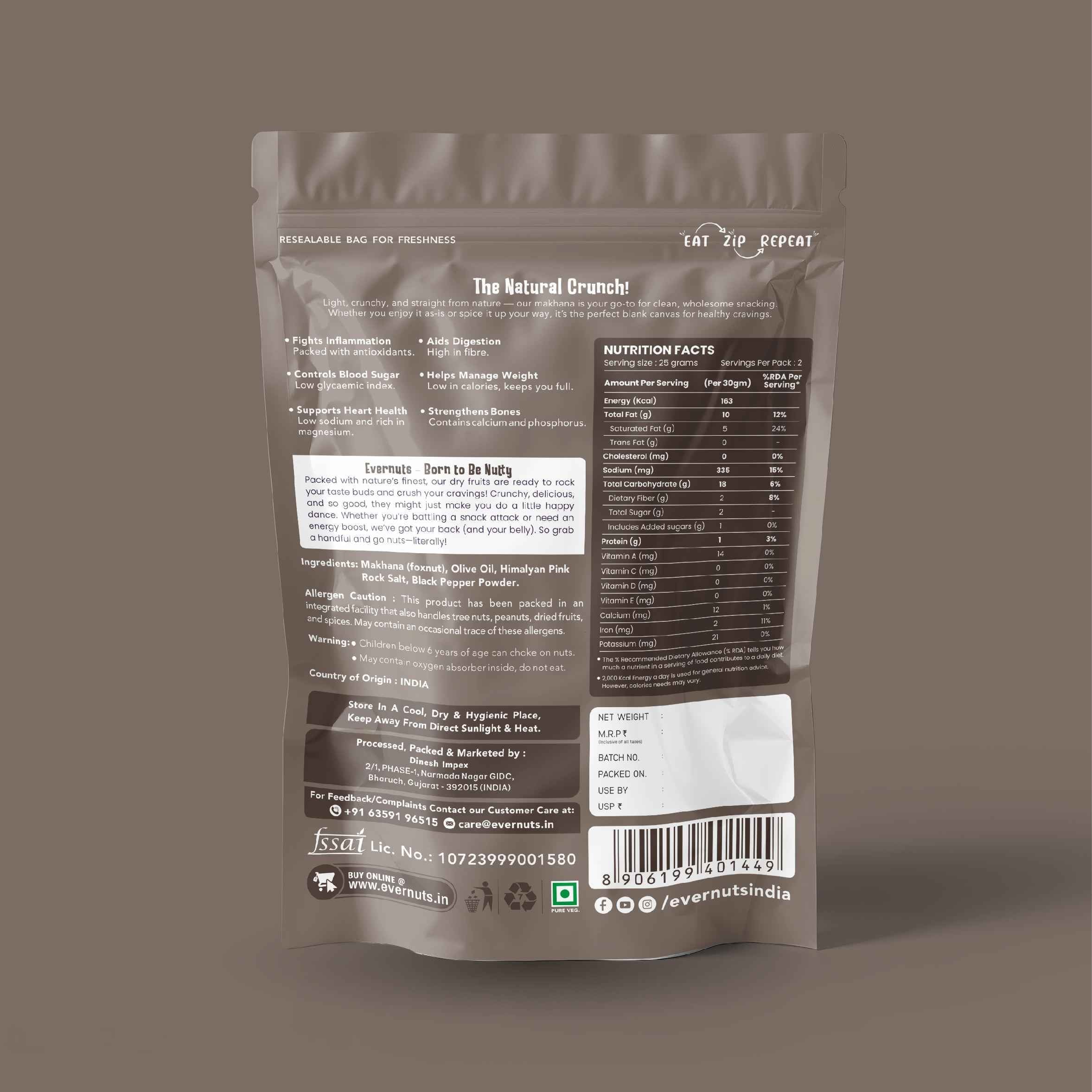 Peppery Salt Makhana